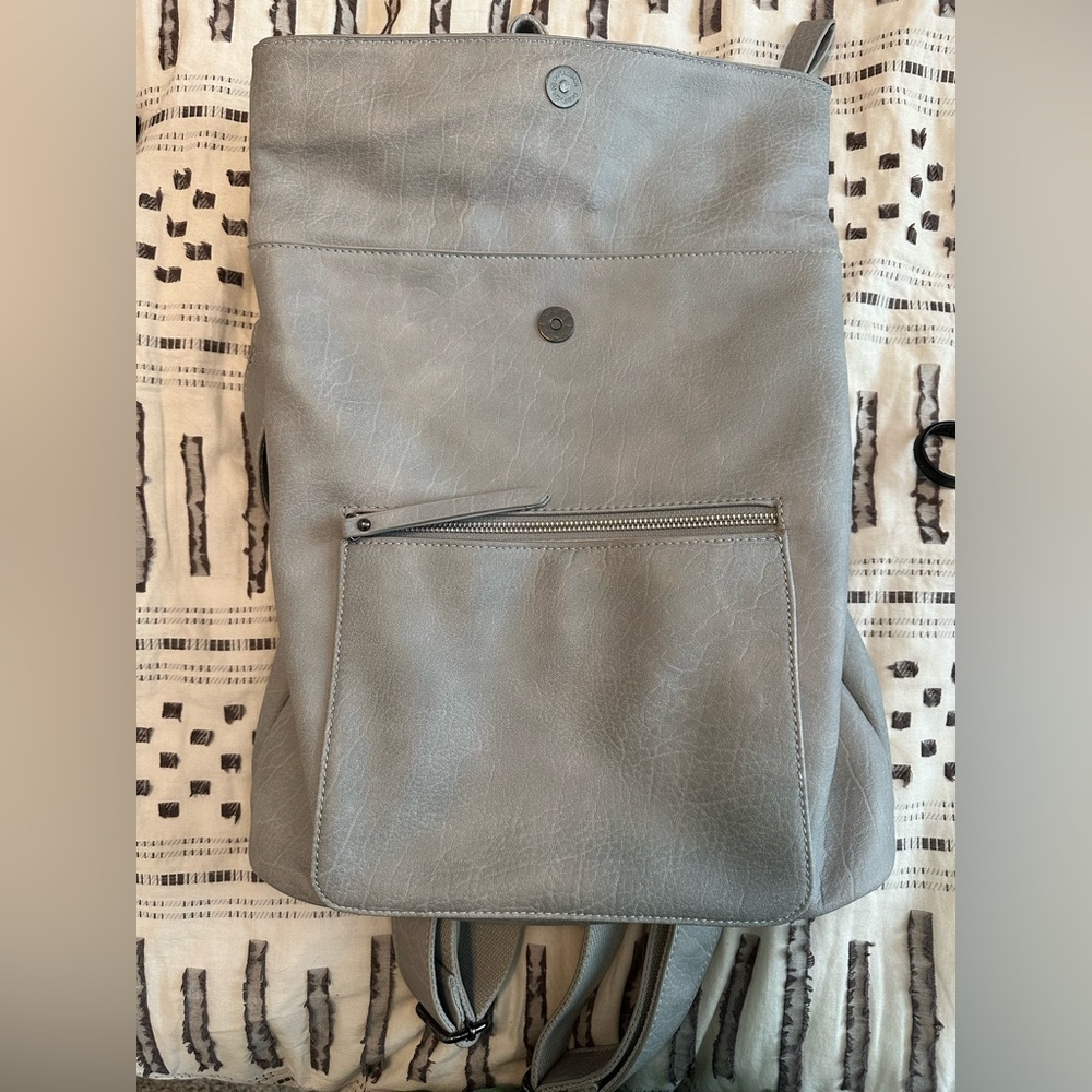 Urban expressions grey backpack, and or shoulder bag - Picture 5 of 6